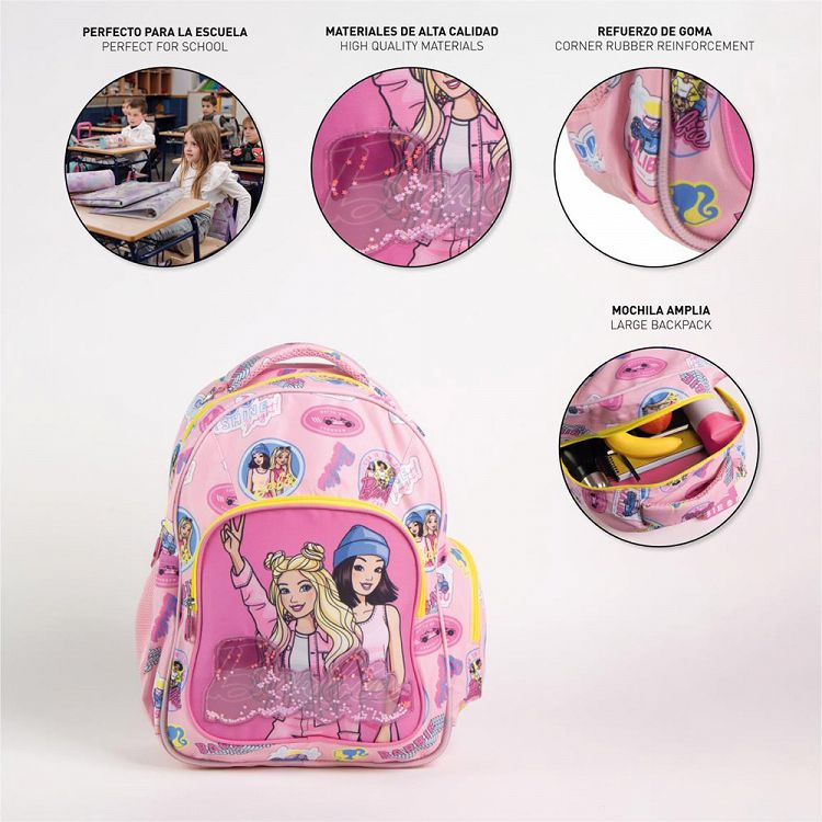 School Backpack 42cm BARBIE