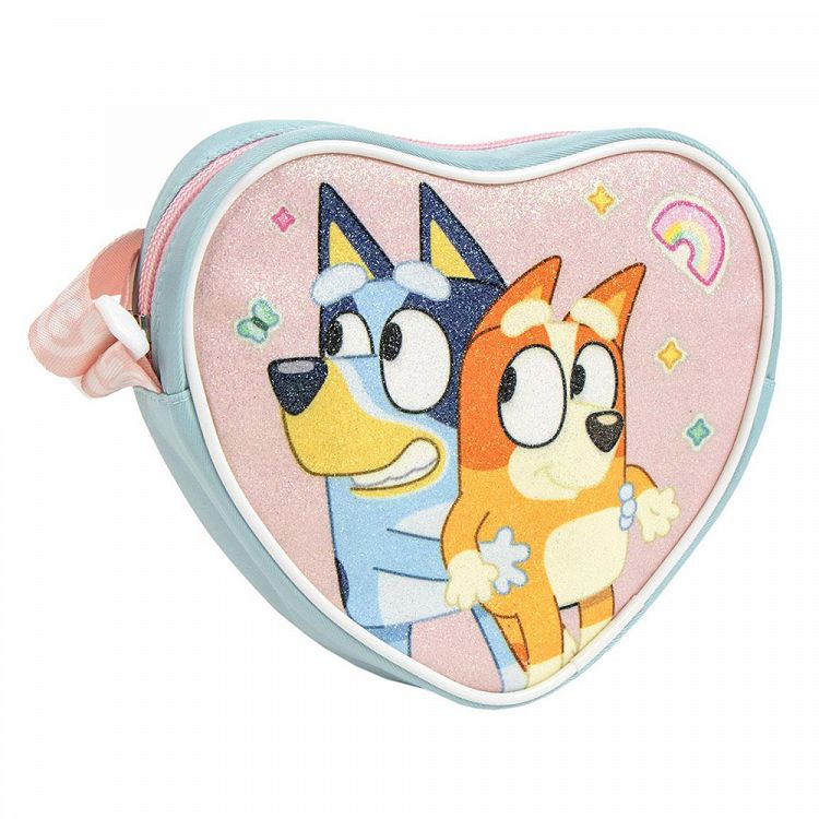 12-pieces Display with Shoulder Bags 13cm BLUEY