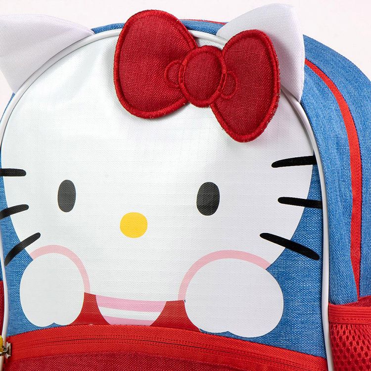 Παιδική Τσάντα Πλάτης 30εκ με Αυτιά HELLO KITTY