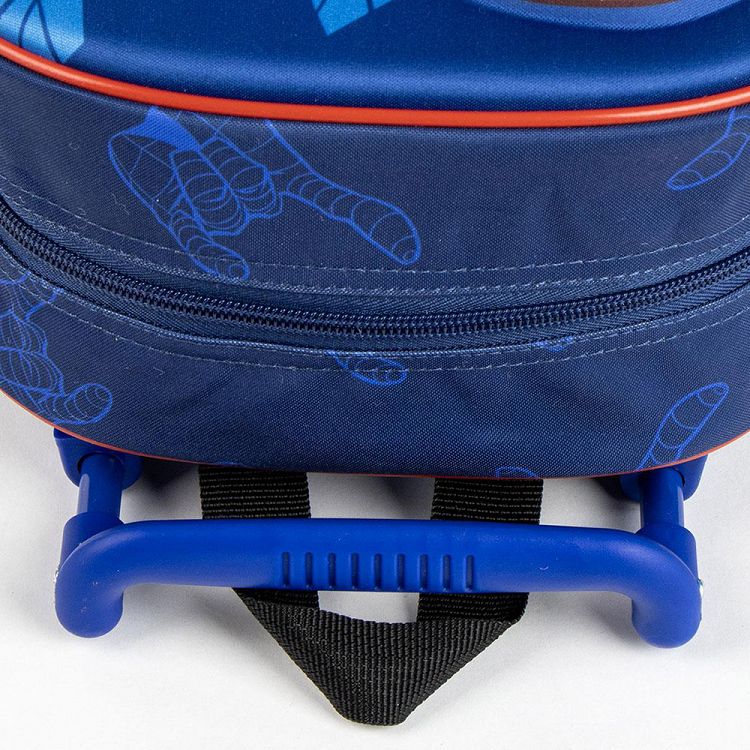 3D Children's Backpack-Trolley 31cm MARVEL SPIDERMAN Face