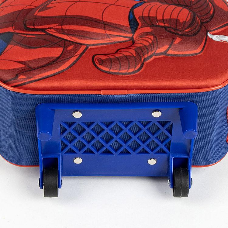3D Children's Backpack-Trolley 31cm MARVEL SPIDERMAN Face