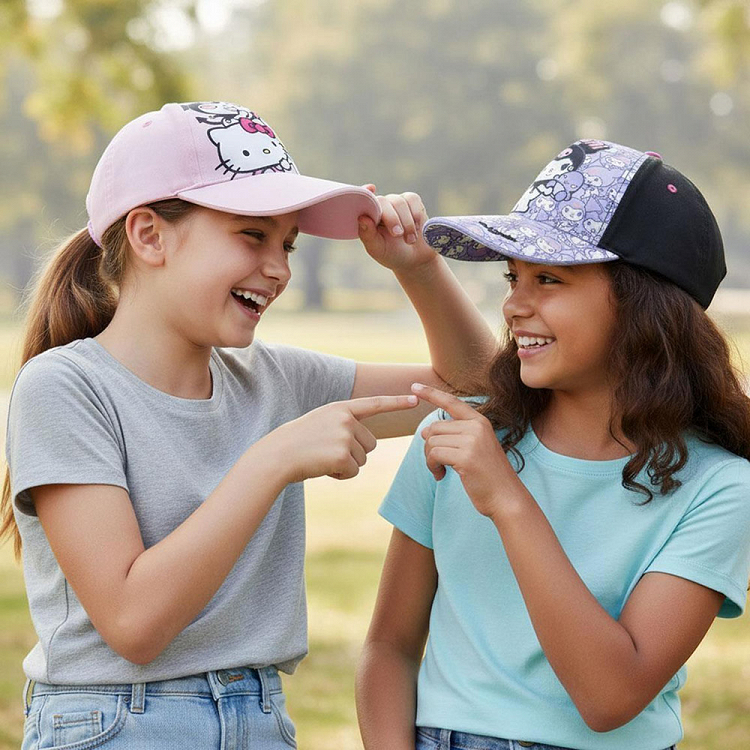 Kids Cap 53cm HELLO KITTY & KUROMI, 2 designs