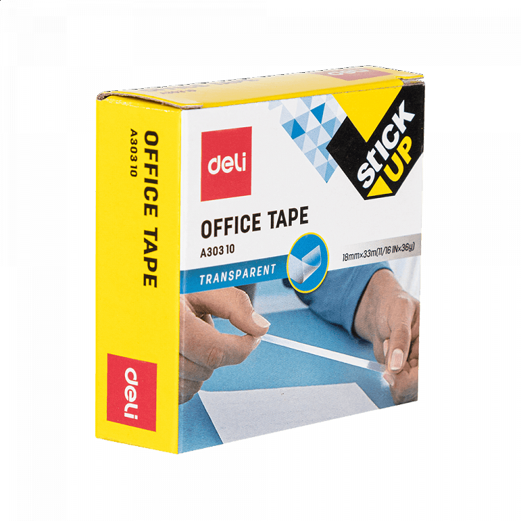 Transparent Office Adhesive Tape 18mmΧ33m DELI (6pcs pack)