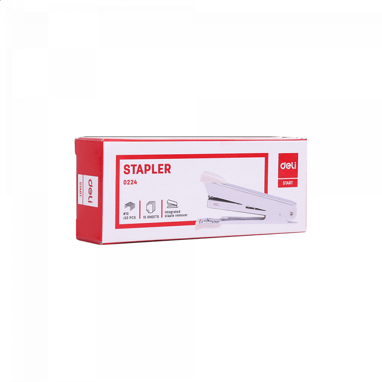 Handheld Stapler Νο10 DELI in 3 colors Assorted (Pack of 12pcs)