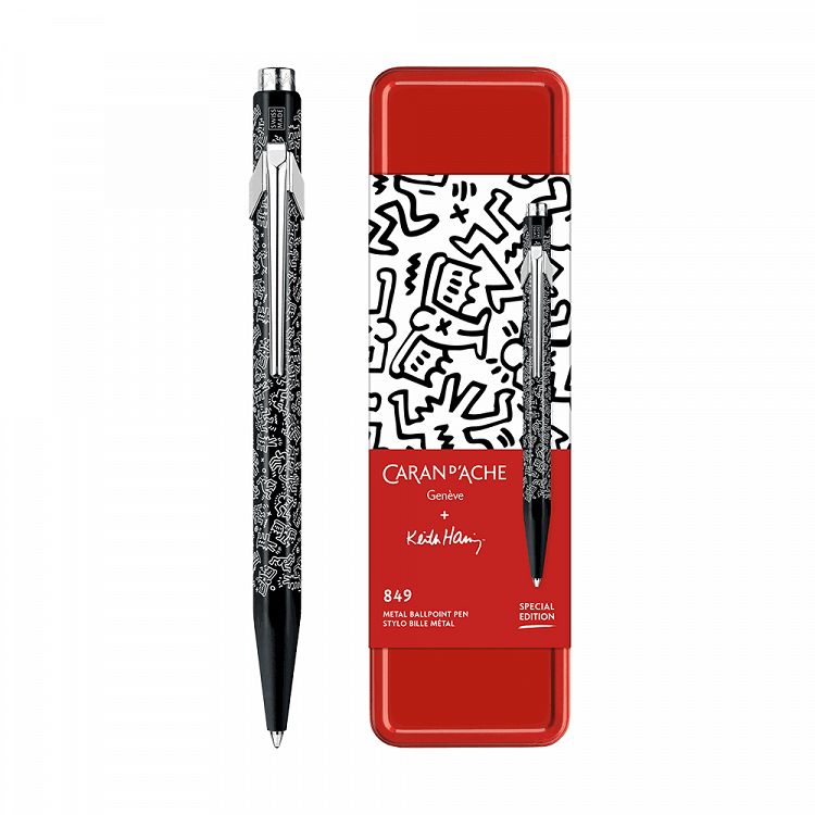 CDA KEITH HARING Christmas Display with 10 A5 Notebooks & 10 Ball pens