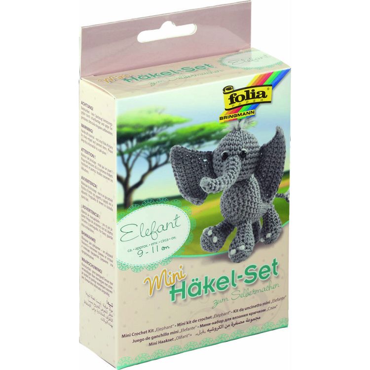 Mini Felt Sewing Set, Elephant