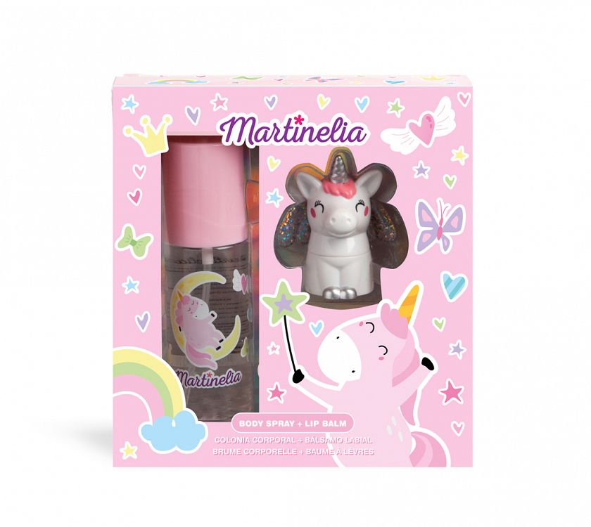 Set Body Mist 85ml & Lip balm 2,8gr UNICORN SWEET DREAMS in 3 flavours