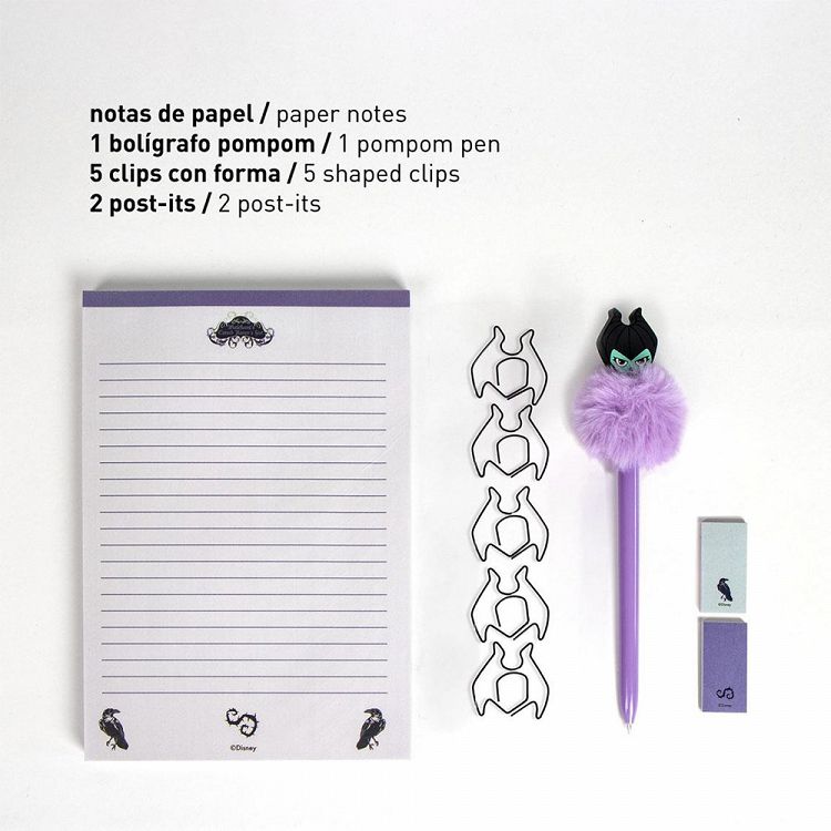 Gift-set with Stationery & Pencil Case DISNEY Villains