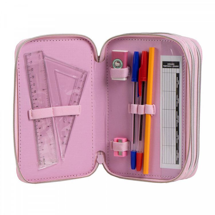 Triple Rectangular Pencil Case HELLO KITTY