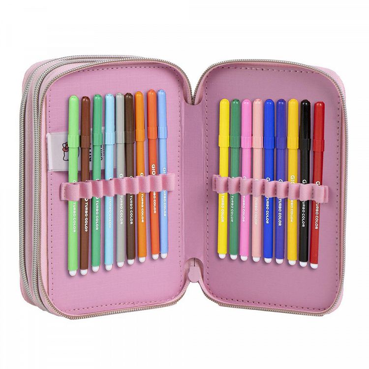 Triple Rectangular Pencil Case HELLO KITTY
