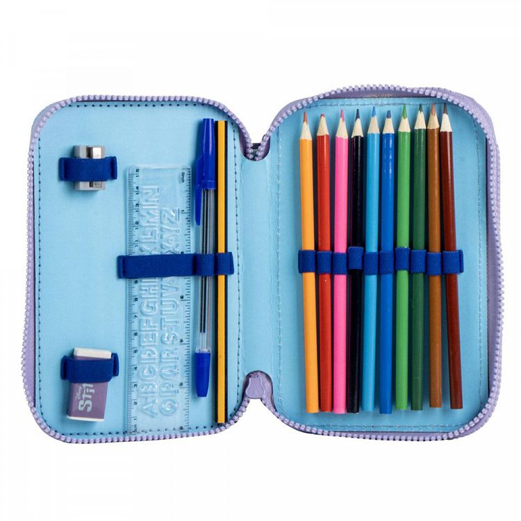 Double Pencil Case with Accessories DISNEY Lilo & Stitch