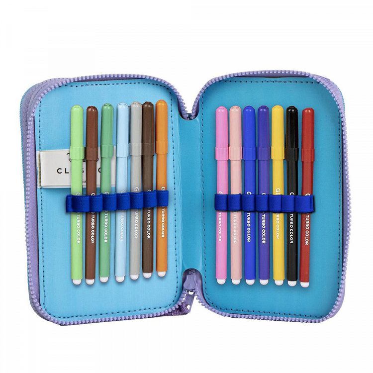 Double Pencil Case with Accessories DISNEY Lilo & Stitch