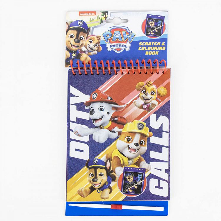 Scratch & Colouring Book 14Χ20 PAW PATROL
