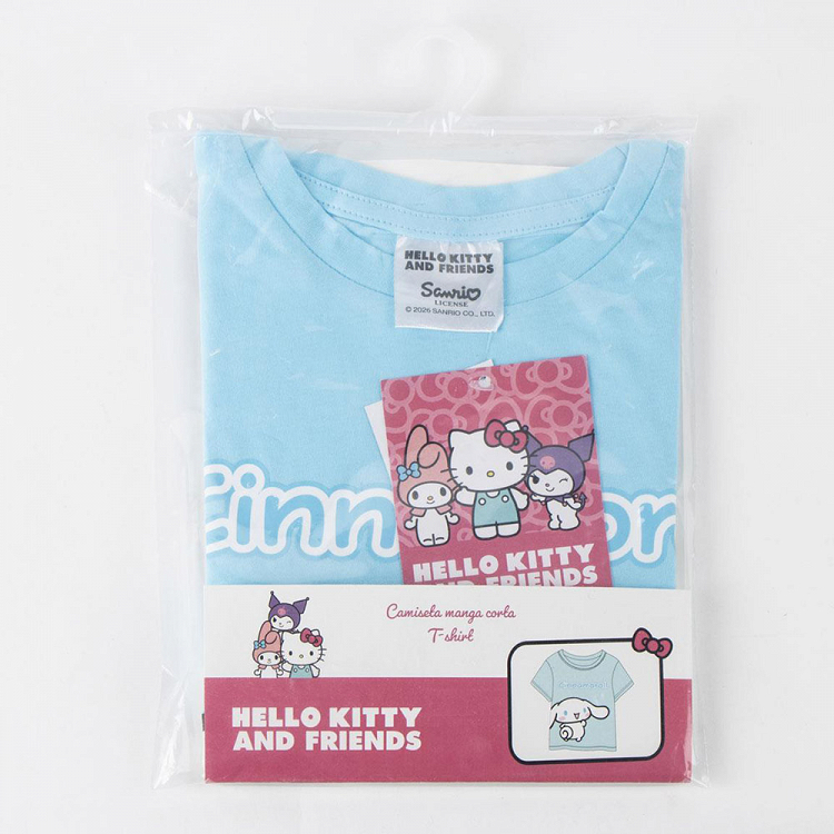 T-Shirt HELLO KITTY Cinamoroll - Συσκευασία 6 τεμ.