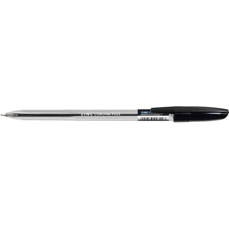 Ball pen LINC Corona plus/black, box 50pcs