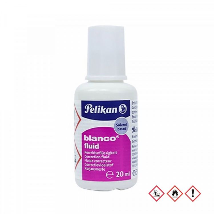 PELIKAN Διορθωτικό Υγρό (Blanco) 20ml - Συσκευασία 10τμχ
