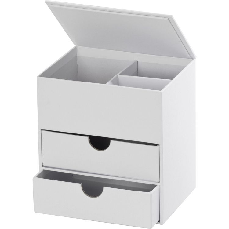 Cardboard Box White, 1 pc, Jewel Case