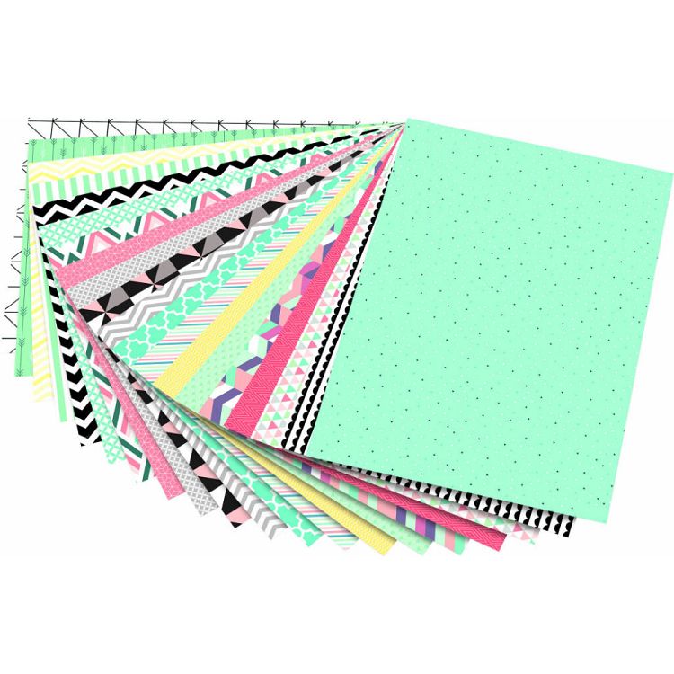 Μπλοκ Χαρτιών Με Μοτίβα, 24Χ34 εκ, 20 Φύλλα, Γεωμετρικά
