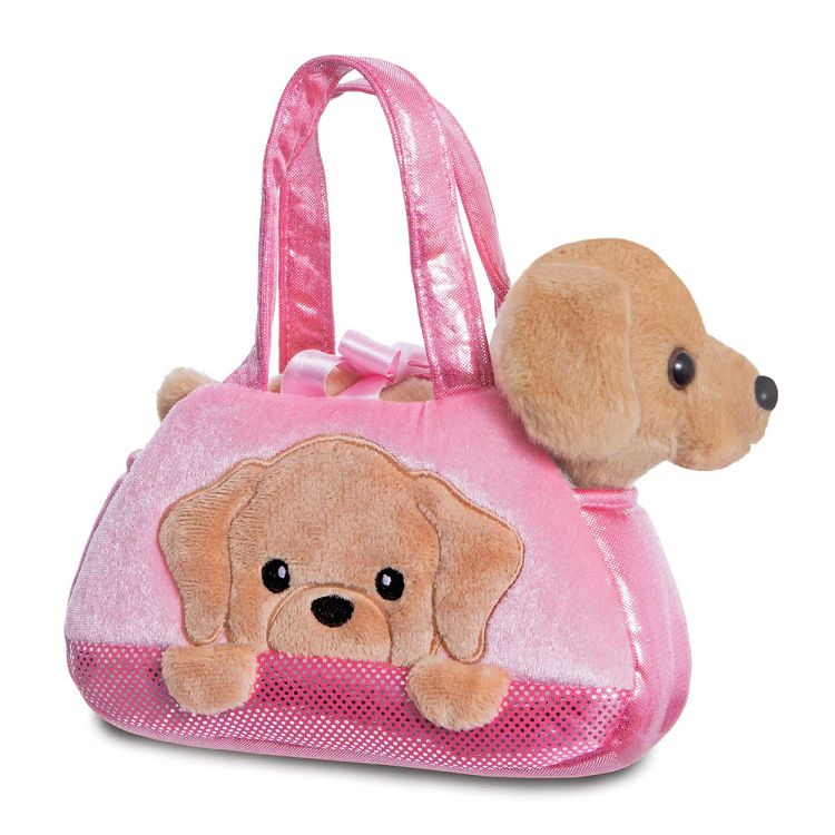 FANCY PALS Peek-a-Boo Labrador Dog Soft Toy 20cm