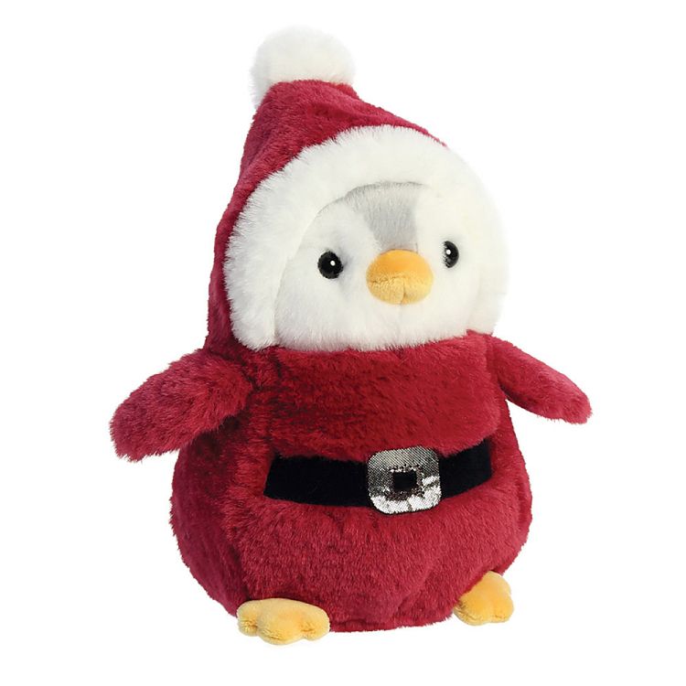 POM POM Plush Toy Penguin Santa 18cm