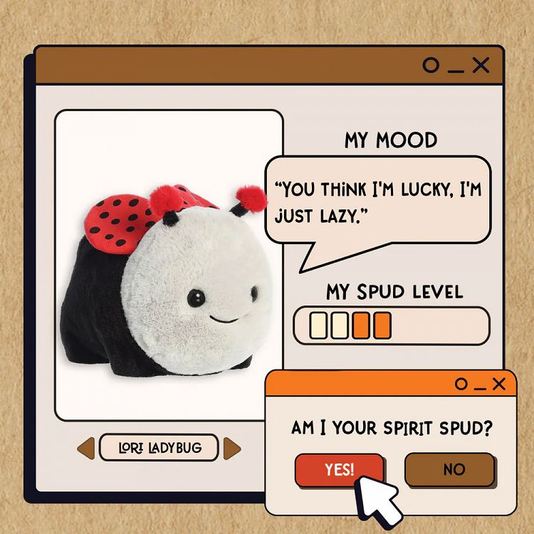 SPUDSTERS Ladybird Soft Toy 25cm/10in
