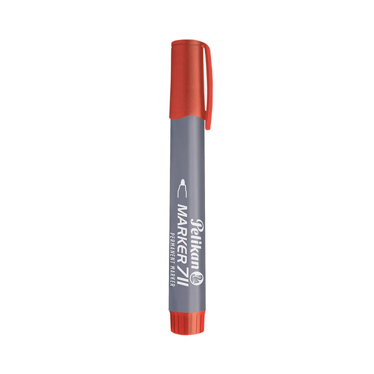 PELIKAN Permanent Marker 711F Red - 10pcs Package