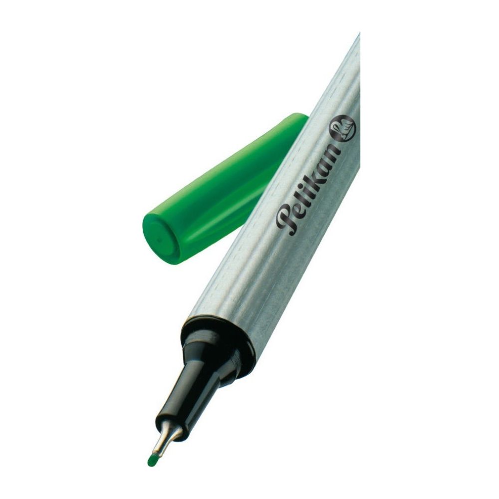 PELIKAN Λεπτός Μαρκαδόρος 0.4mm Fineliner 96 Πράσινο - Συσκευασία 10τμχ