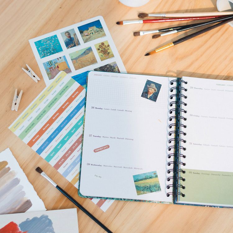 Weekly Diary 2026 15Χ21/A5 VAN GOGH MUSEUM