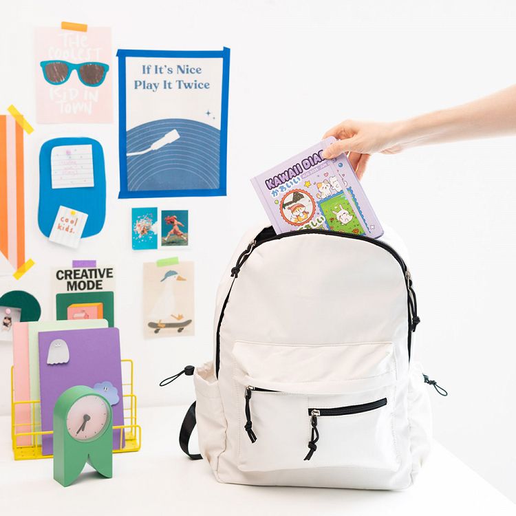 Hardcover School Daily Agenda 11 Months 2026/2027 14X16cm KAWAII