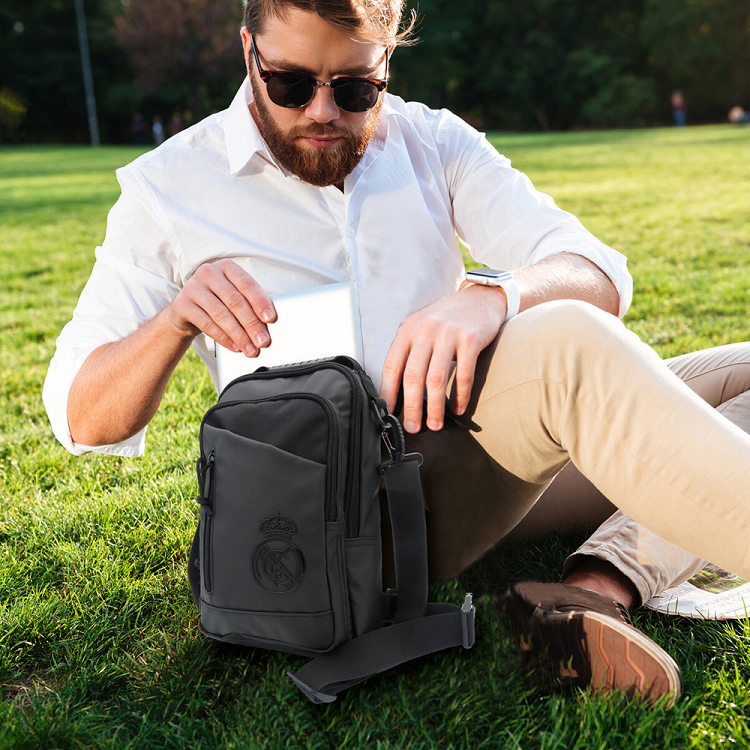 Mini Backpack/Cross Body 32cm with Single Strap REAL MADRID CF