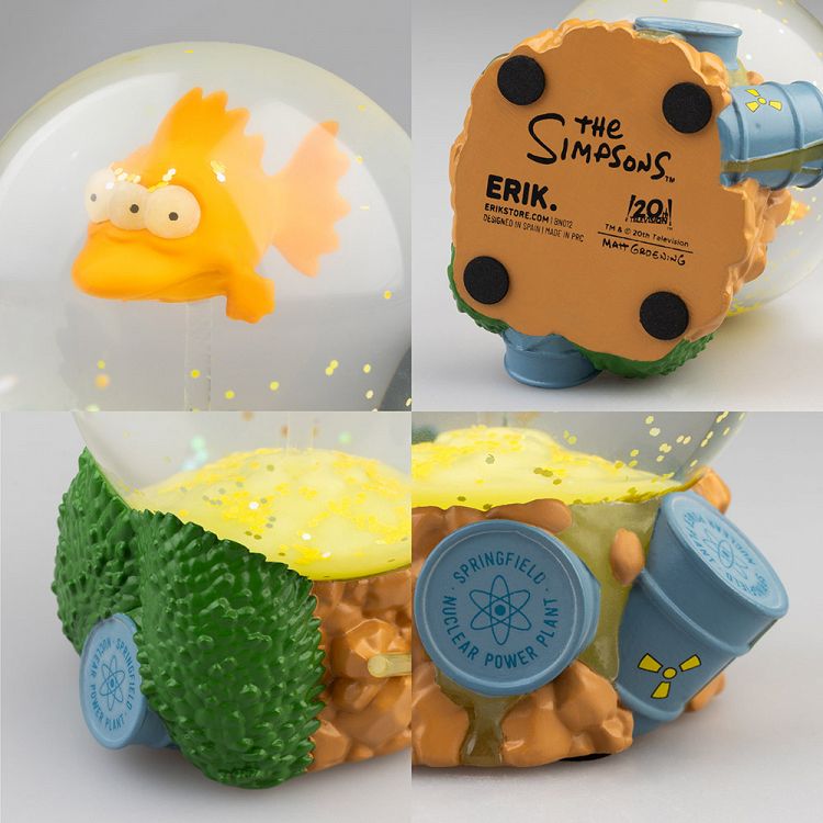Snow Globe THE SIMPSONS Blinky the Three Eyed Fish