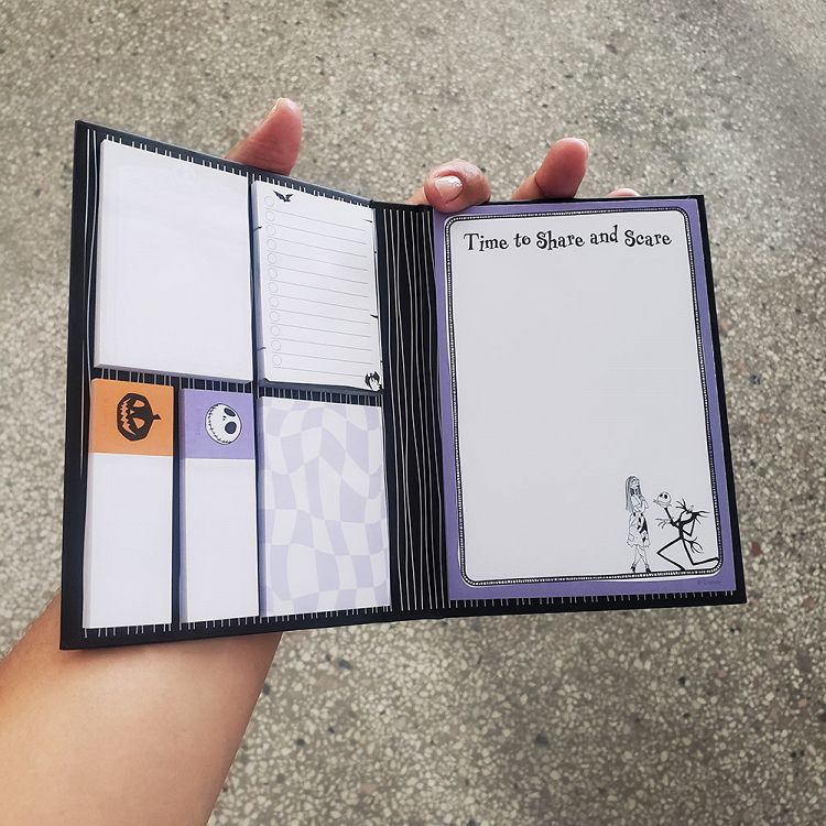 Notepad Α6 with 5 Types of Sticky Notes DISNEY The Nightmare Before Christmas