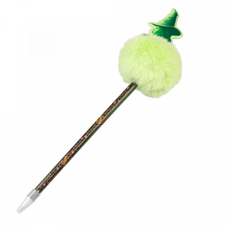 Set of 10 Pens with pom pom & 2D figure WICKED PART TWO Elphaba