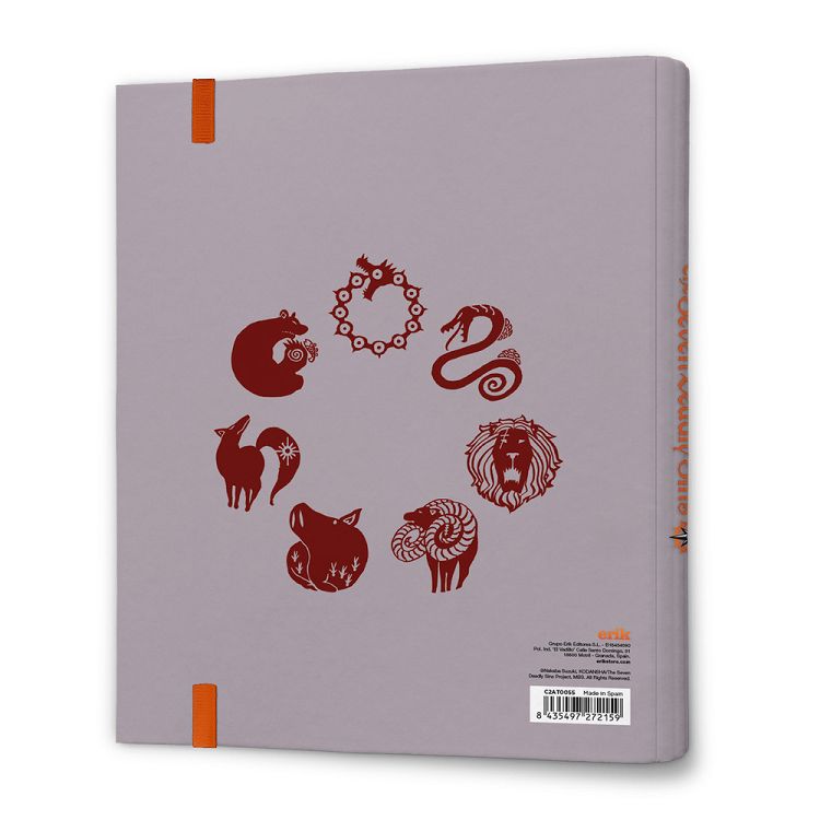 Premium 2 ring File Folder THE SEVEN DEADLY SINS (Anime Collection)