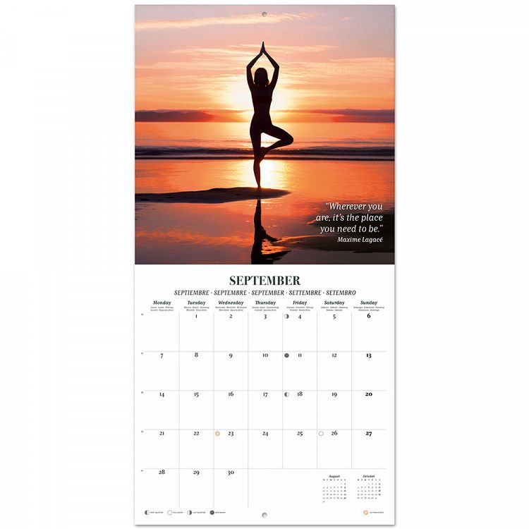 Wall Calendar 2026 30X30cm FENG SHUI & MEDITATION