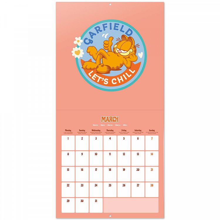 Wall Calendar 2027 30X30cm GARFIELD
