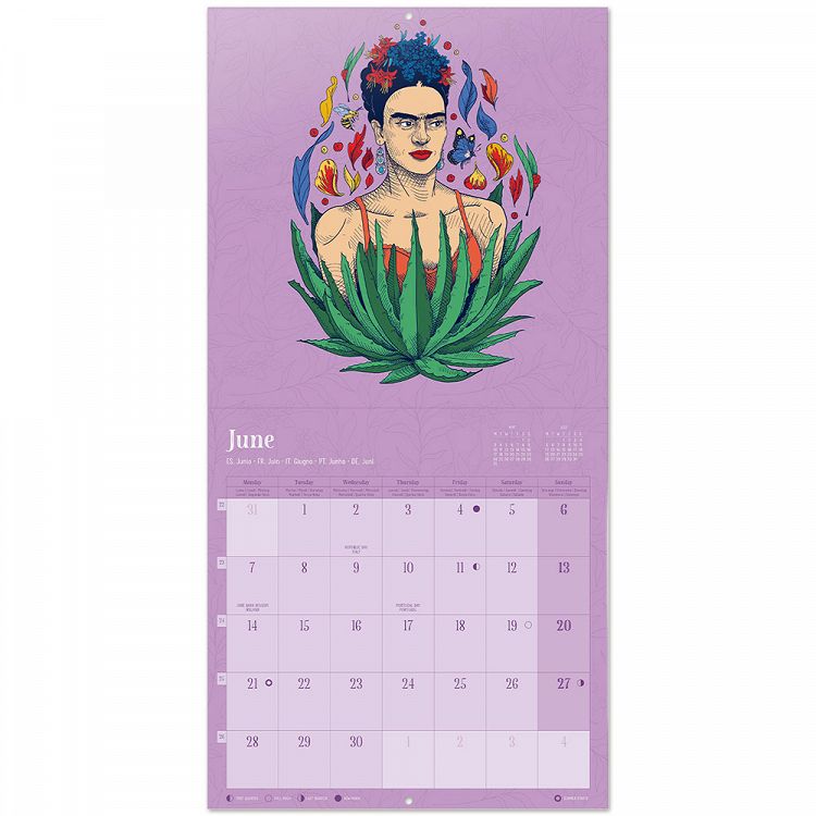 Wall Calendar 2027 30X30cm FRIDA KAHLO