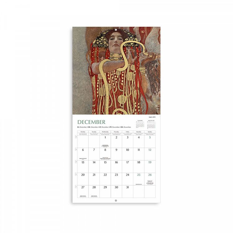 Wall Calendar 2027 30X30cm GUSTAV KLIMT