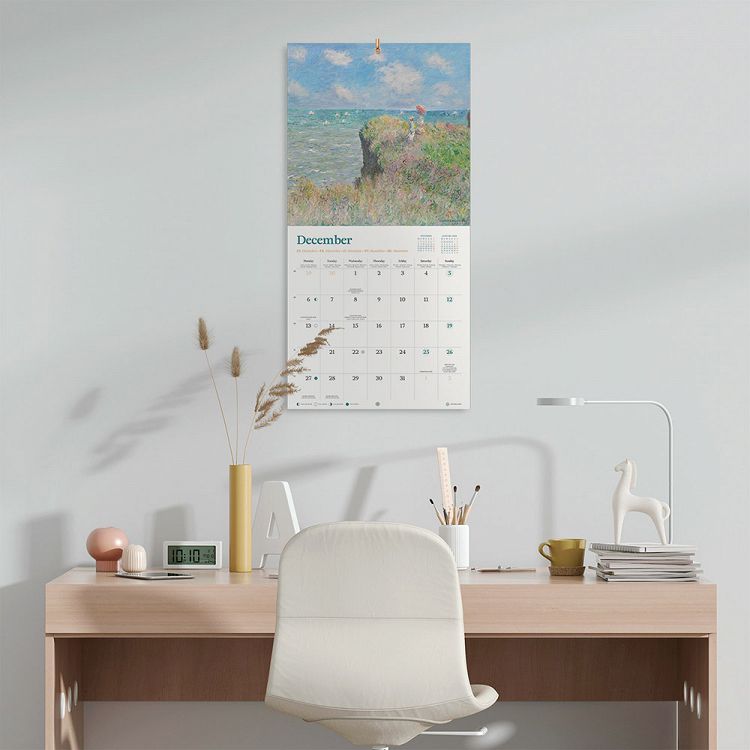 Wall Calendar 2027 30X30cm MONET