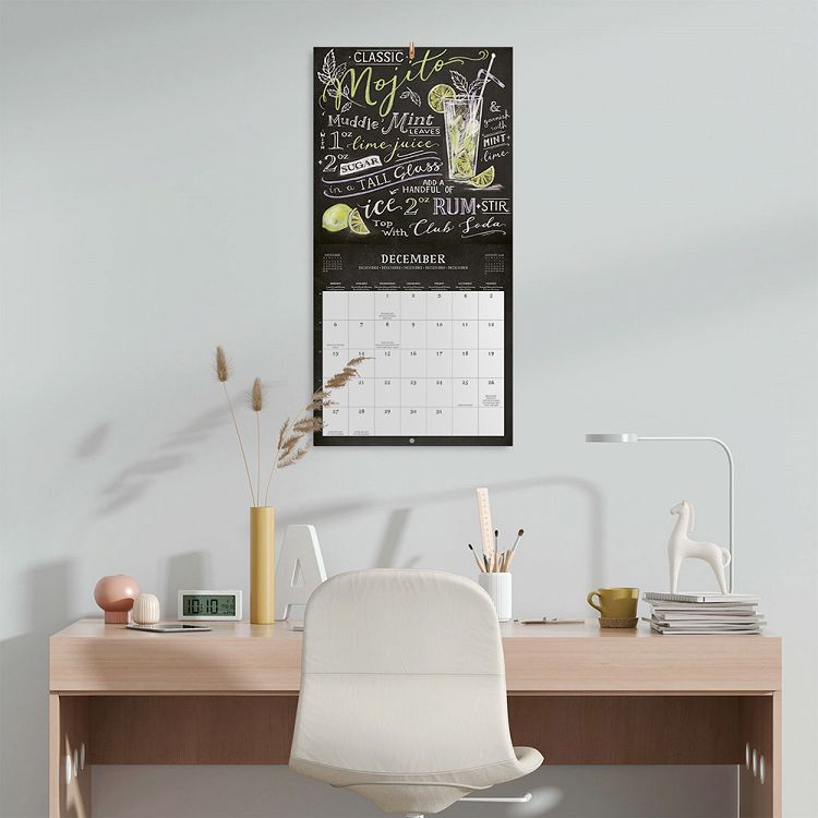 Wall Calendar 2027 30X30cm COCKTAILS
