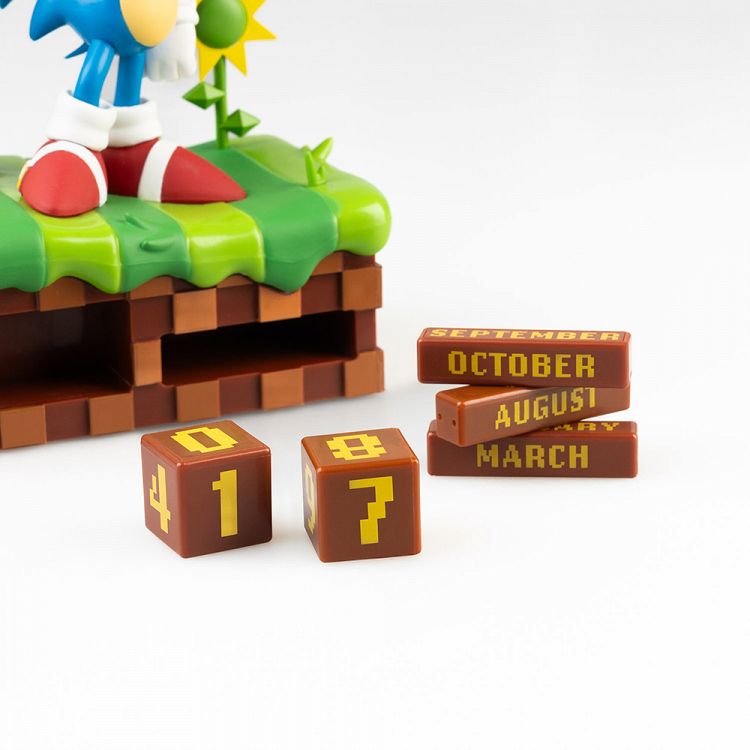 Perpetual 3D Calendar 16cm SONIC THE HEDGEHOG
