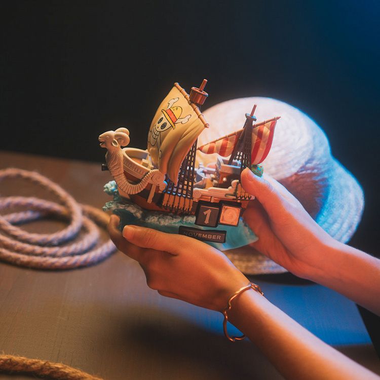 Perpetual 3D Calendar 16cm NETFLIX ONE PIECE Going Merry
