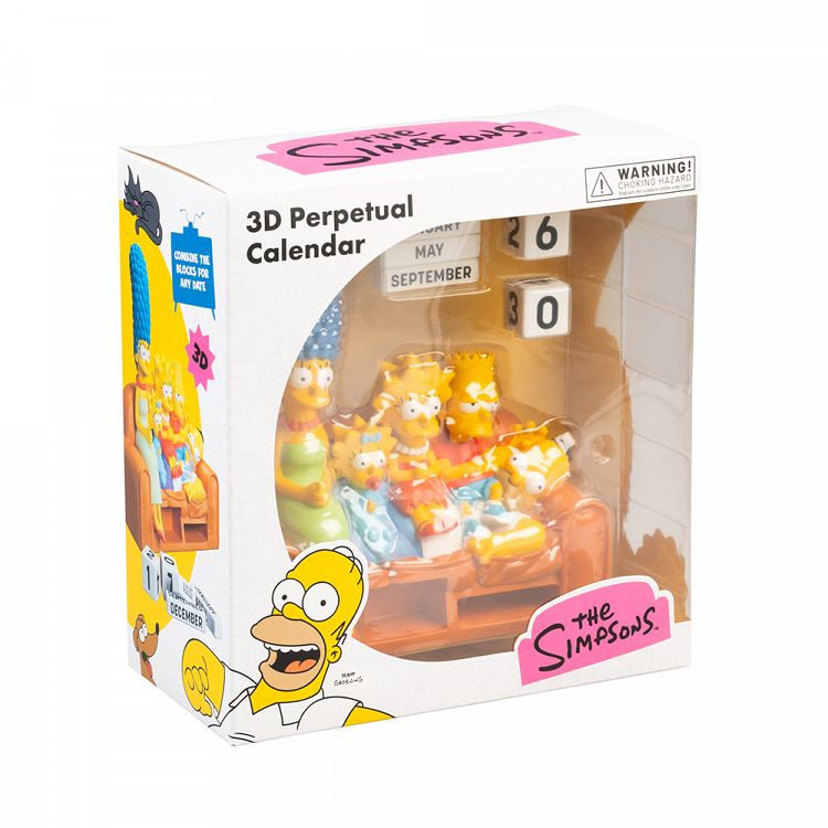 Perpetual 3D Calendar 12cm THE SIMPSONS