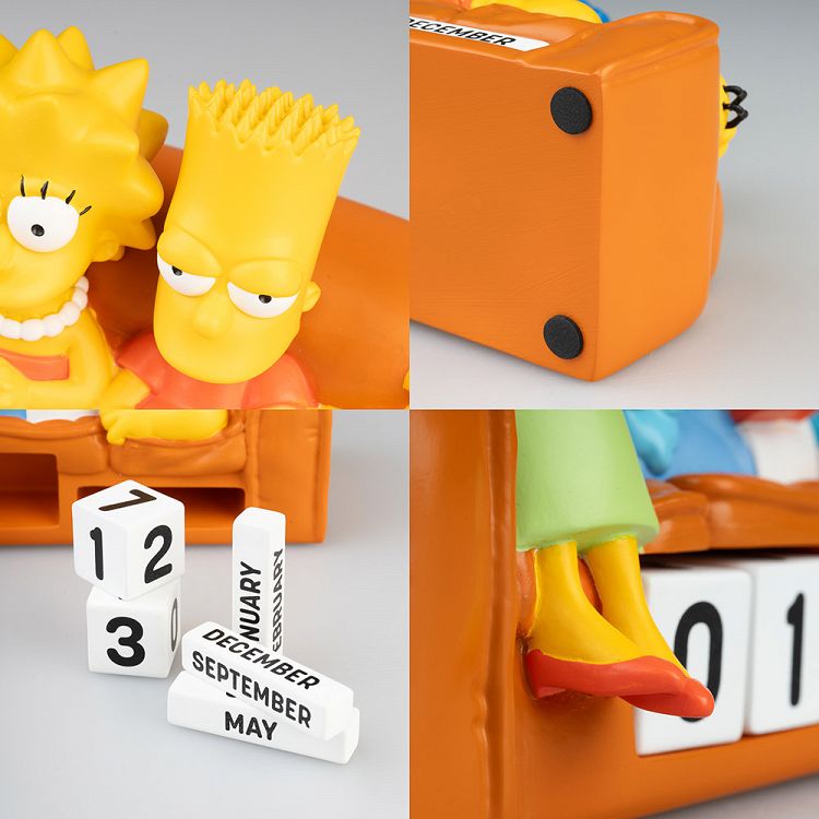 Perpetual 3D Calendar 12cm THE SIMPSONS