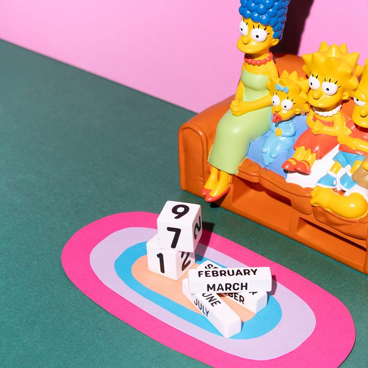 Perpetual 3D Calendar 12cm THE SIMPSONS