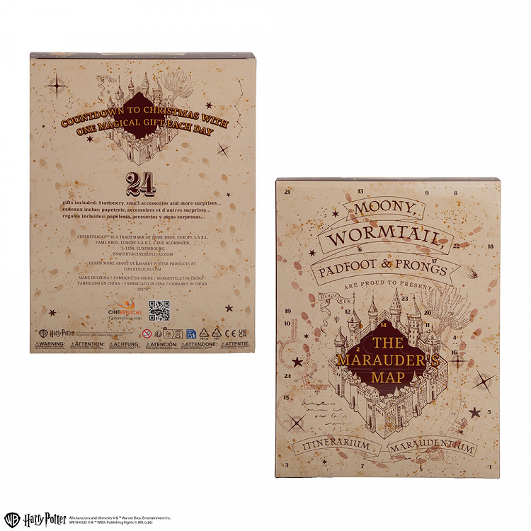 Calendar Advent HARRY POTTER Marauder's Map