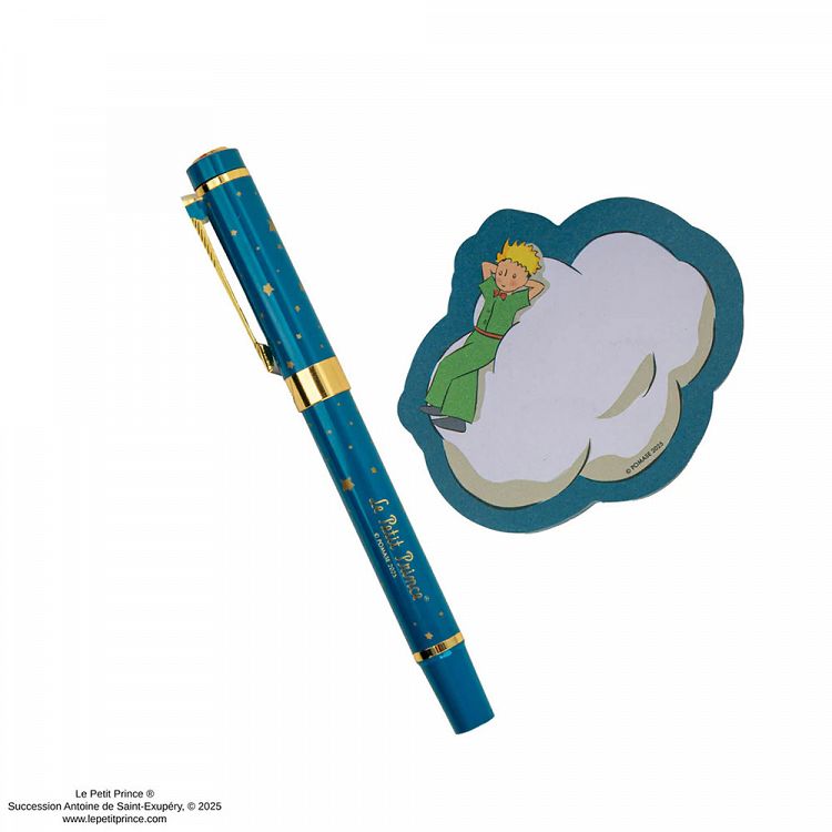 Premium Τετράδιο Α5 με Σκληρό Εξώφυλλο με Στυλό & Memo Pad THE LITTLE PRINCE