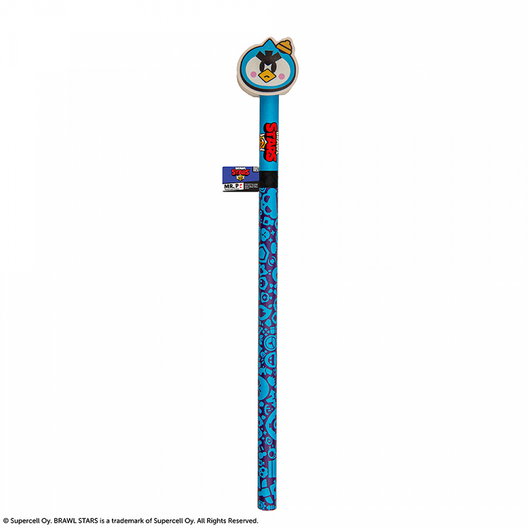 Display 20 Pencils with eraser BRAWL STARS (5 pieces of 4 designs)