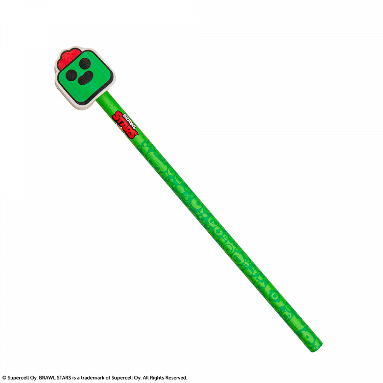 Display 20 Pencils with eraser BRAWL STARS (5 pieces of 4 designs)