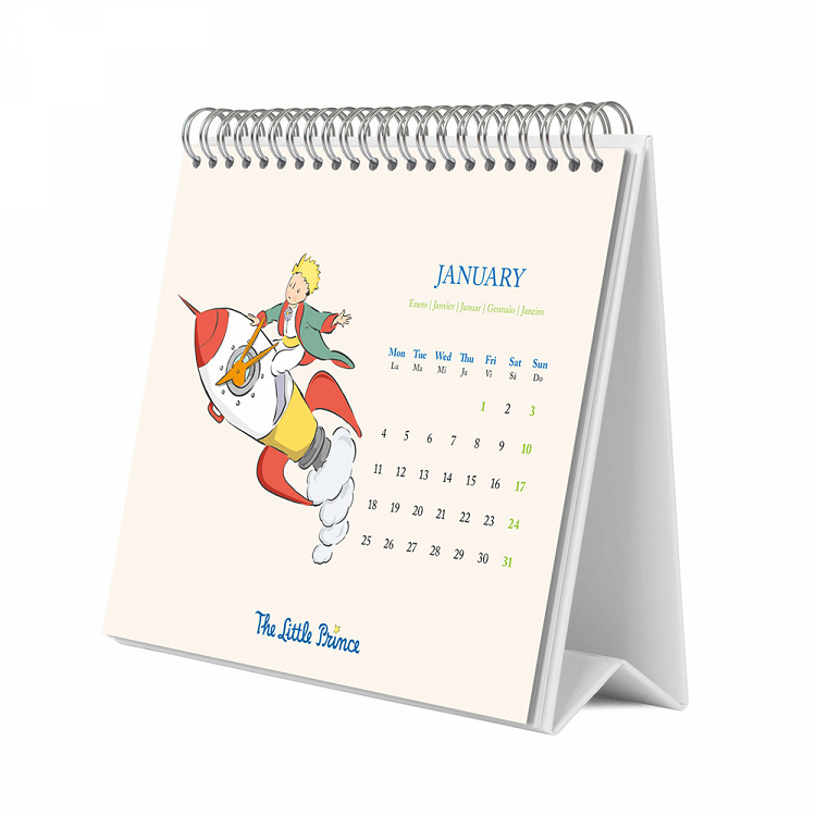 Deluxe Desk Calendar 2027 THE LITTLE PRINCE